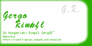gergo rimpfl business card